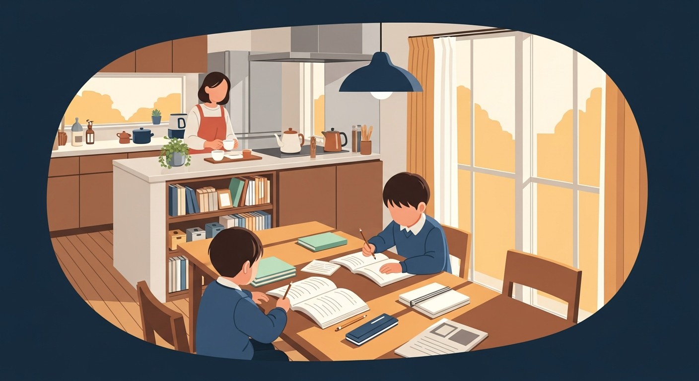 リビング学習の全体イメージ(俯瞰)